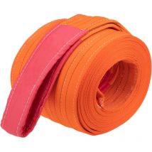 Primematik - Cinghia di carico, cinghia di imbracatura 10m x 300mm 10.000Kg per sollevamento e gru, Colore arancione