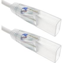 Primematik - Connecteur avec câble pour led Neon Flex lnf 2 broches 16x8mm 16cm