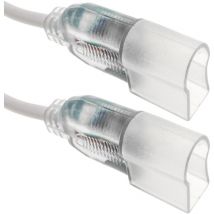Primematik - Connecteur avec câble pour led Neon Flex lnf 4 broches 26x14mm 20cm