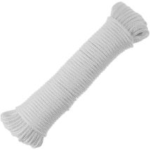 Corda di poliestere intrecciata 10 m x 3 mm bianca - Primematik