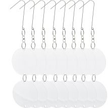 Primematik - Disques réfléchissants répulsifs pour oiseaux Répulseur d'oiseaux Épouvantail 8-pack
