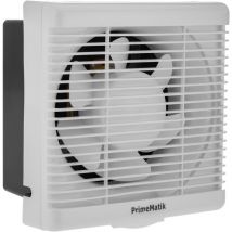 Primematik - Extracteur de ventilateur, Extracteur d'air 190x190 mm avec système anti-retour, pour toilette cuisine garage