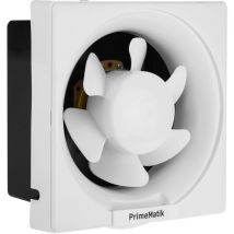 Primematik - Extracteur de ventilateur, Extracteur d'air 240x240 mm, sans couvercle avec système anti-retour, pour toilette cuisine garage