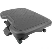 Primematik - Footrest with adjustable platform of black color plastic 460 x 340 mm rubber 3 levels