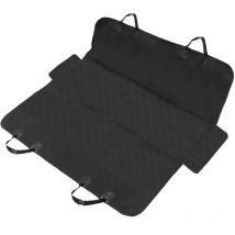 PrimeMatik - Gepolsterter Hundedecke Auto Abdeckung für Hunde. Schondecke mit Seitenschutz 137 x 147 cm mit Seitenklappen