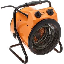 Primematik - Industrial floor air heater 1000/2000 w orange color and tube shape