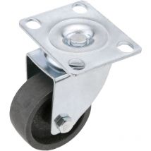 Primematik - Industrial wheel swivel castor of metal without brake 50 mm
