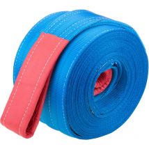 Primematik - lingue en sangle, Sangle de chargement 5 m x 240 mm 8000 Kg pour levage et grues, Couleur bleu