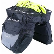 Primematik - Noir sacoches de bagages en toile pour vélo