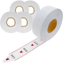 Pack de 5 rouleaux de tickets Your Turn: 2 séries de 000-999 10000 tickets - Primematik