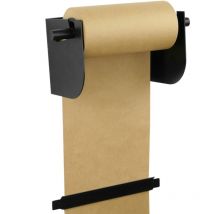 Primematik - Portarrollos de pared con bobina de 20 cms. Dispensador de papel de embalaje en bobinas de hasta 20 cm 8'