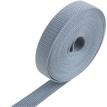 Ruban aveugle en nylon gris de 22mm x 6m - Primematik
