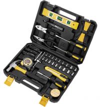 Set di strumenti di base da 78 pezzi. Cacciavite, pinze, martello, metro a nastro, etc. - Primematik
