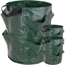 Primematik - Wachsen Sie Taschen für Garten 35 x 45 cm 3 Einheiten