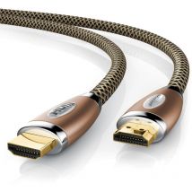 8k HDMI-Kabel 2.1, 4k Ultra hd 2160p, 3D, Nylonummantelung, Vollmetall Stecker, hdmi Typ a - 3m - Primewire