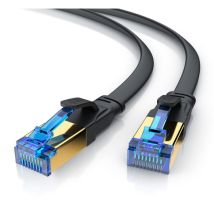 Primewire - Flachbandpatchkabel Cat 8 - Gigabit Ethernet Lan Kabel - 40 Gbit/s - S/ftp Pimf Schirmung - Netzwerkkabel - 3m