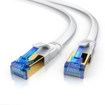 Primewire - Flachbandpatchkabel Cat 8 - Gigabit Ethernet Lan Kabel - 40 Gbit/s - S/ftp Pimf Schirmung - Netzwerkkabel - 2m