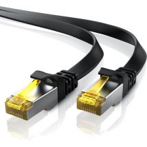 Primewire - LAN-Kabel CAT.7, RJ-45 (Ethernet), cat 7 Flachband u/ftp Gigabit Netzwerkkabel 10 Gbit/s Patchkabel - 2m