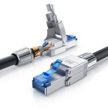Patchkabel cat 8 - Gigabit Ethernet lan Kabel - 40 Gbit/s - s/ftp pimf Schirmung - Netzwerkkabel - 7,5m - Primewire
