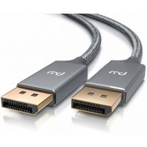 Premium DisplayPort auf DisplayPort Kabel mit Nylonummantelung 4K 3840 x 2160 @ 60 Hz - 2m - Primewire