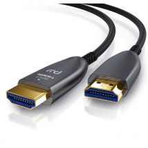 Ultra hd hdmi 2.0b Glasfaserkabel 3-fach geschirmt 4K / Full hd / 3D / arc / High Speed mit Ethernet - 10m - Primewire