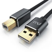 Usb 2.0 Drucker / Scanner Kabel mit Nylonmantel - 2m - Primewire