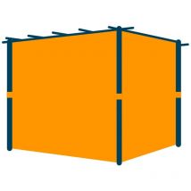 Primeyard Seitenteile Für Pergola Classic 3x3 M - Ca. 180 G/m² Polyester - Mit Schienensystem Und Reißverschluss - Champagnerfarben