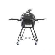 Primo - barbecue a carbone 'kamado junior all-in-one' in ceramica, 58x46x112 cm