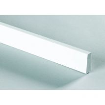 Wandanschlussleiste 90 cm 33 x 15 mm weiß Leisten - Primo