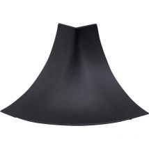 Zubehörset für Wandanschlußleiste, schwarz Leisten - Primo