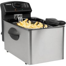 Princess - 01.182642.01.001 Friggitrice 4 l 2000 w Spia luminosa, Rivestimento antiaderente, Protezione da surriscaldamen