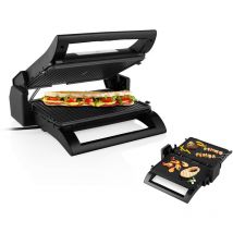 Princess - Kontaktgrill 2in1 abnehmbare Wendeplatten Paninimaker 1500Watt