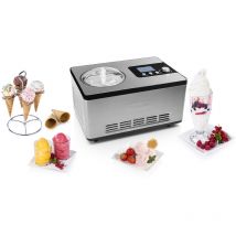 Eismaschine deluxe mit Kompressor für 2 Liter leckeres Eis - 180 Watt