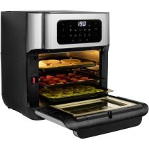 Princess - Aerofryer Four à air chaud 10 l 1 500 w avec écran noir, argent