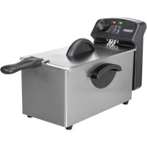 182626 Friggitrice a zone fredde 3 l 2000 w Argento (opaco) - Princess
