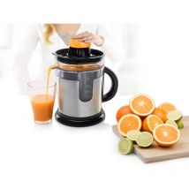 Princess - Edelstahl Saftpresse, 1,2 Liter Zitruspresse, 2 Presskegel, 40 Watt
