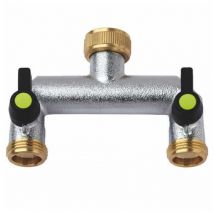 Aquajet - Ewuaqua distributeur à deux voies 73469C 3/4", chromé