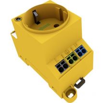 Prise 2P+T modulaire Wago 709-582 jaune 1 pc(s)