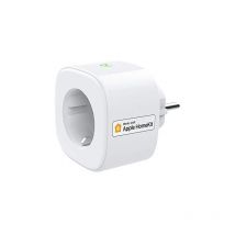Meross - prise connectée homekit (type f), prise intelligente compatible avec apple homekit, siri, alexa, google home et smartthings, pri