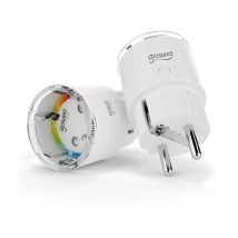 True Deal - Prise Connectée Intelligente WiFi 2.4GHz 10A Blanche (Lot de 2) - silamp