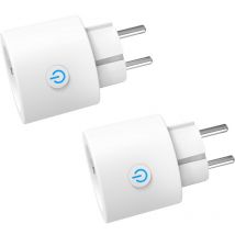 Prise Connectée Wifi 16A , Compatible Avec Alexa, Google Home, Contrôle Vocal, Contrôl