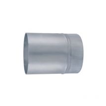 Prise de raccordement murale - aluminium - Diamètre 125 mm - Longueur 15 cm Joncoux