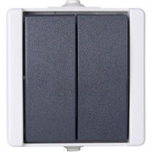 540556009 1 pièce Gamme d'interrupteurs pour pièce humide complet Interrupteur pour gamme proAQA gris 1 pc(s) X915741 - Kopp