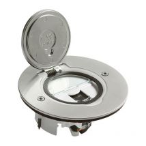 Legrand - prise de sol - rj45 - ronde - inox brossé 089771