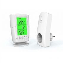 Basetbl - Prise de thermostat sans fil Programmable thermostat intelligent domestique thermostat de contrôle de synchronisation d'isolation de