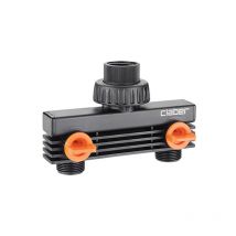 Distributeur 2 sorties ¾ pour raccords rapides