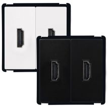 Prise Double hdmi Modern Blanc