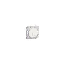 Prise rj45 double catégorie 6 utp - blanc - fixation par vis - schneider odace