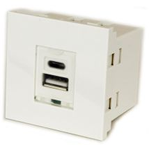 Rs Pro - Prise Double usb type a, usb type c Mâle ( Prix pour 1 )
