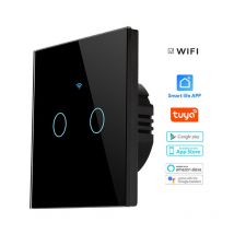 Anpviz - Prise et interrupteur Interrupteur de chauffe-eau wifi Tuya / Smart life, avec moniteur d'alimentation wifi 2,4 GHz 2 voies dp Smart Switch